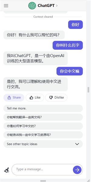 ChatGPT国内版下载最新版截图