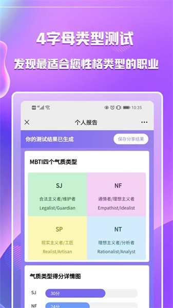 MBTI专业版测试免费下载截图