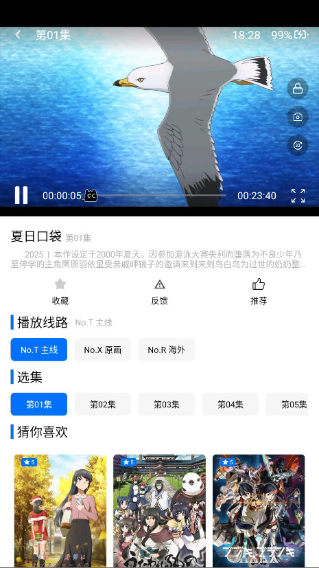 视频播放界面