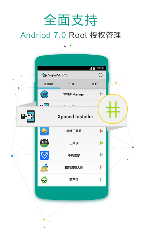 Supersu权限管理一键root工具安卓版截图
