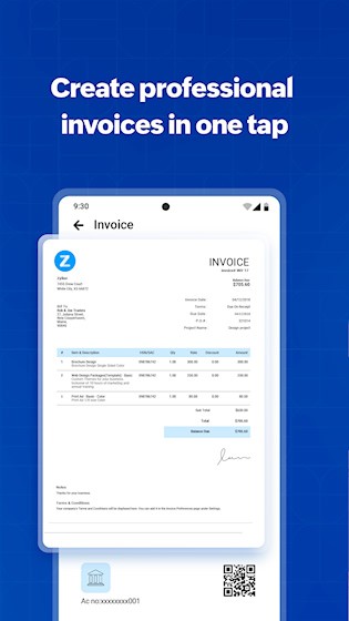 Zoho Invoice安卓版下载截图