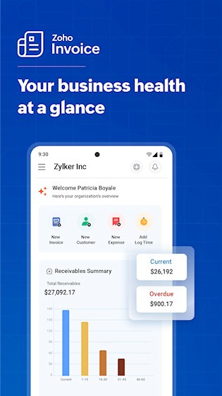 Zoho Invoice安卓版下载截图