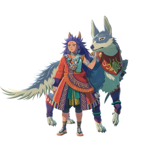 怪物猎人物语3命运双龙 科乌与守神牙猎犬