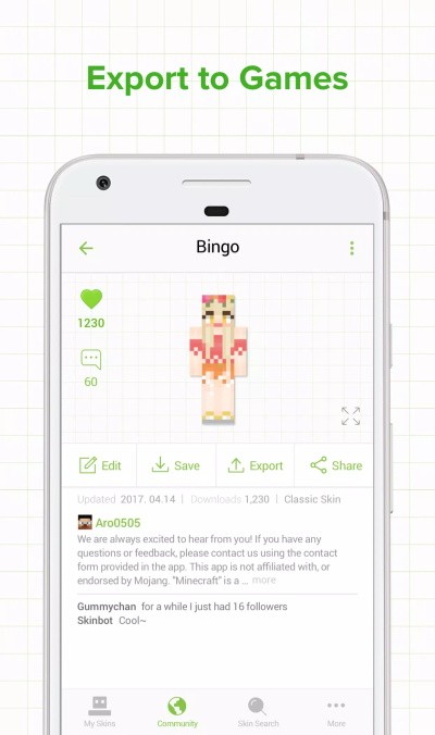 我的世界皮肤制作器软件下载中文版截图