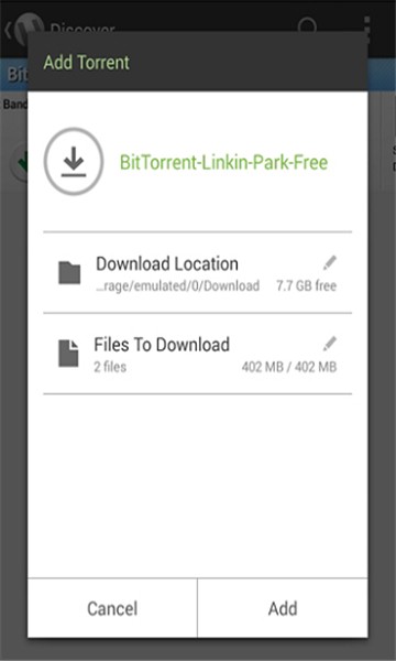Utorrent下载手机中文版截图