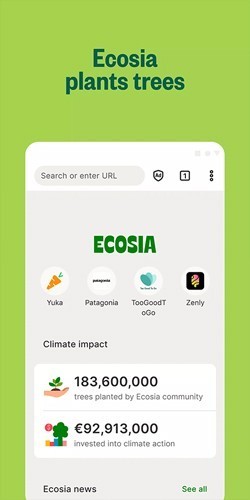 Ecosia浏览器最新版免费下载截图